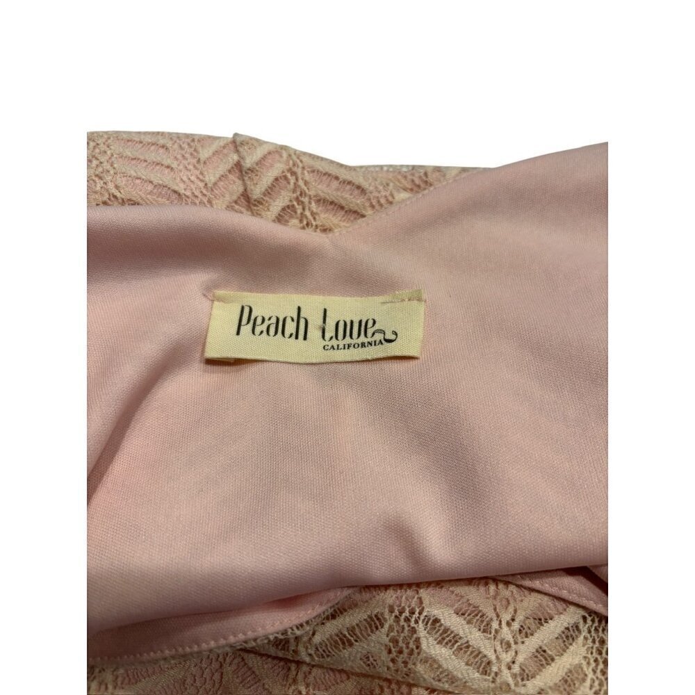 Peach Love Women's Pink Super Thin Summer Short Dress - Picture 4 of 7